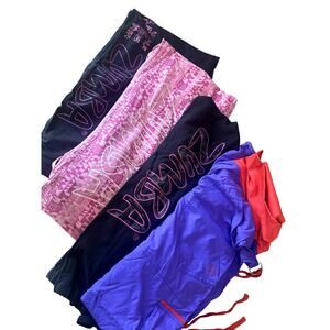 ZUMBA WEAR Pants Lot of 4 Medium Marvelous Adjustable Peace Love Dance Fitness